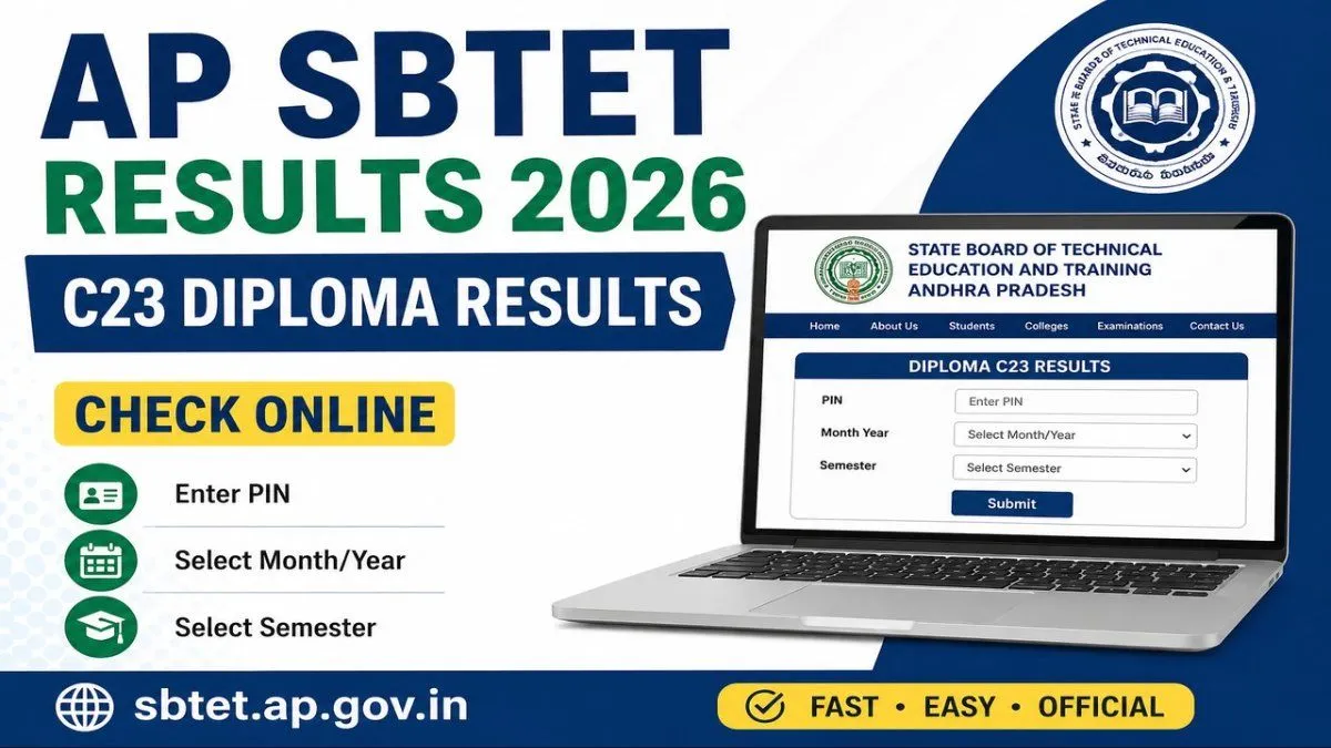 AP SBTET Results 2026 – Check C23 Results Online