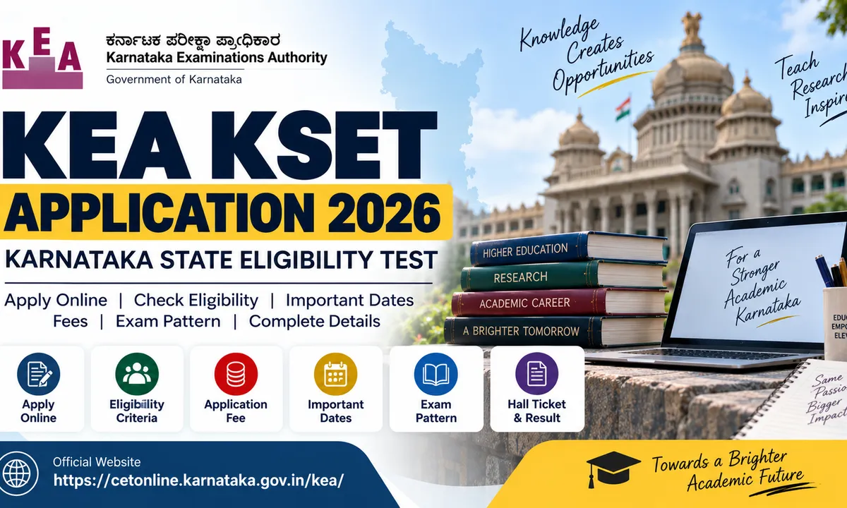 KEA KSET Application 2026: Apply Online, Eligibility & Fee