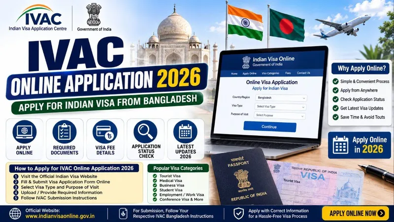 IVAC Online Application 2026 – Apply for Indian Visa from Bangladesh