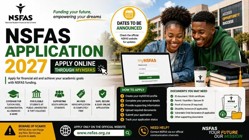 NSFAS Application 2027 – Apply Online, Requirements, Dates & Status
