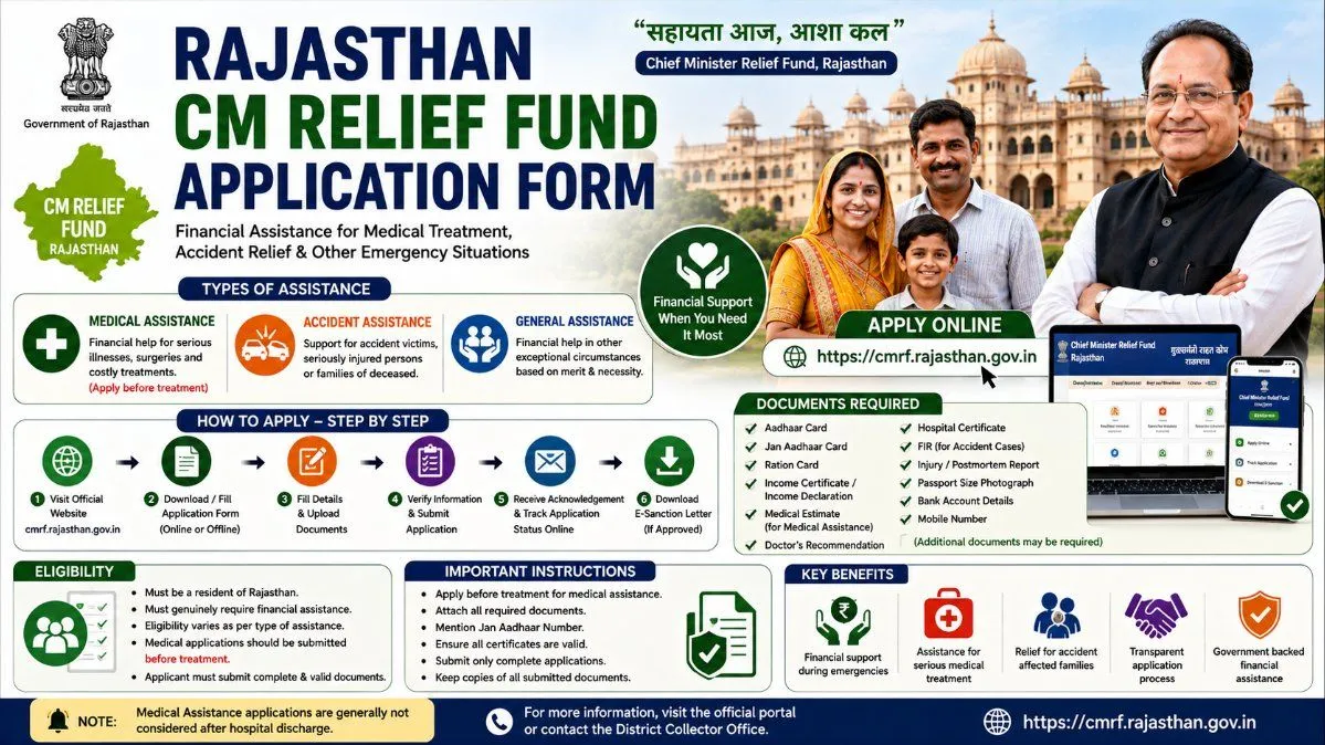 Rajasthan CM Relief Fund Application Form Guide