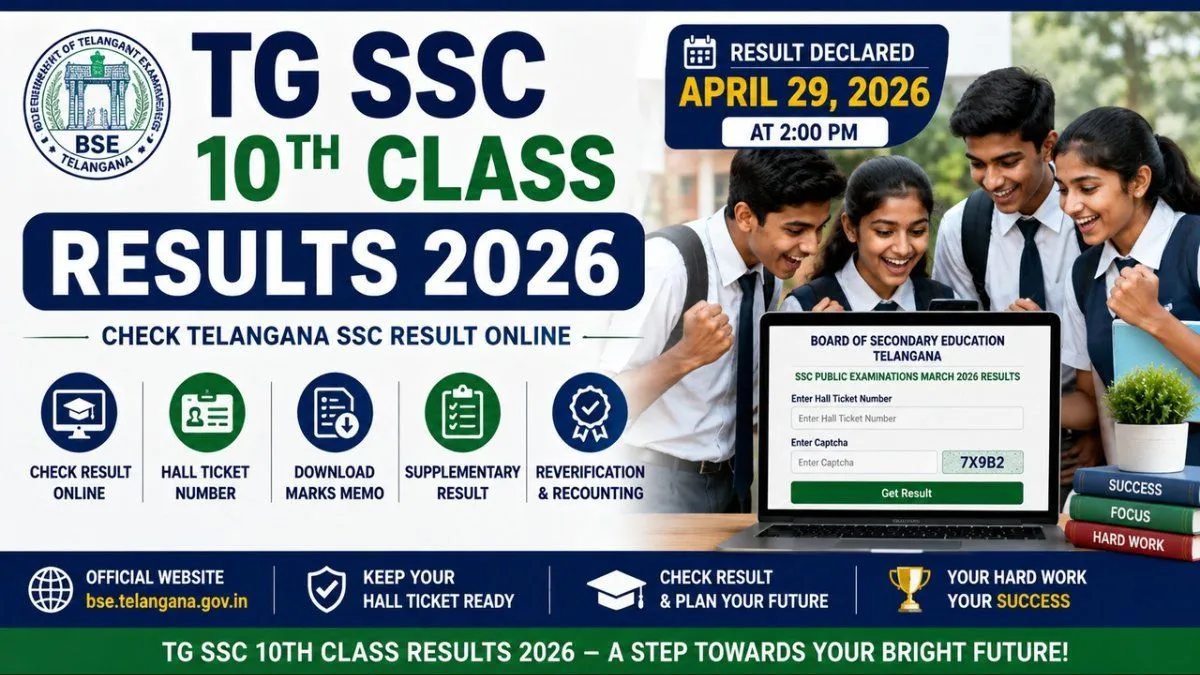 TG SSC 10th Class Results 2026 – Check SSC Result Online