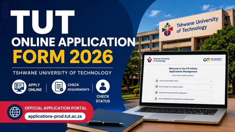 TUT Online Application Form 2026 – How to Apply Online, Requirements & Status Check
